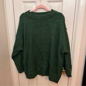 Green Relaxed Fit Sweater L/XL